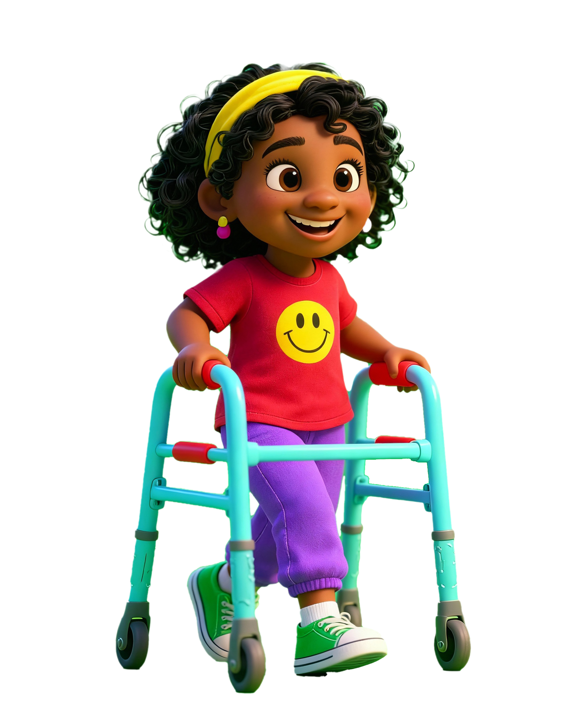 Jessica - personagem com andador