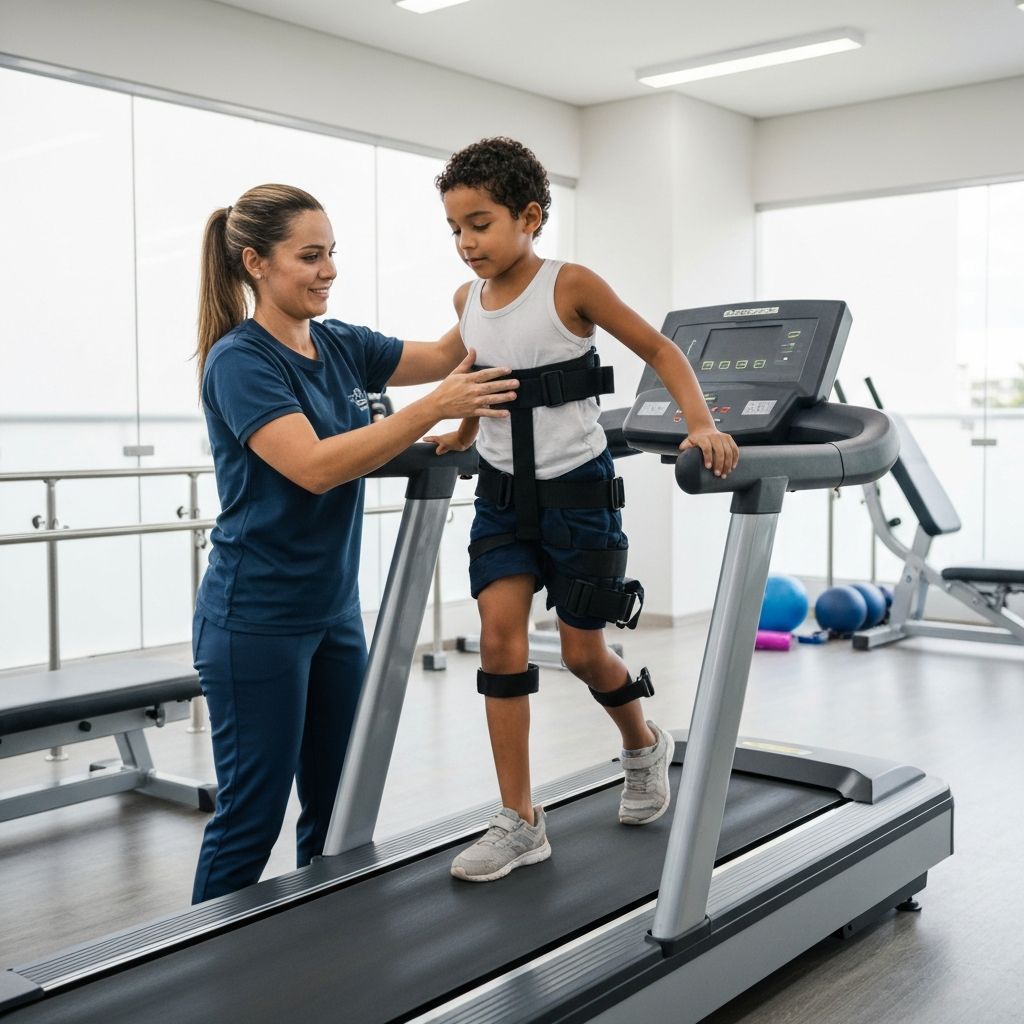 Sessão do Método TREINI com treino motor intensivo e tecnologia